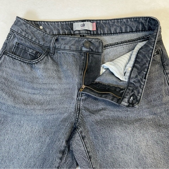 Cabi 100% Boyfriend Jean‎ Charcoal 4329 Women's Size 8 EUC - Picture 3 of 8